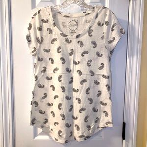 LUCKY BRAND Paisley top size XS